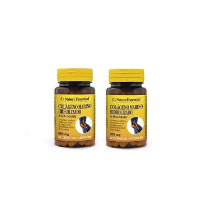 Nature Essential Collagen Navy Hydrolysed Magnesium 600mg 60 Capsules
