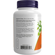 NOW Natural Spirulina 500mg with Beta-Carotene and Vitamin B-12 120 Veg Capsules