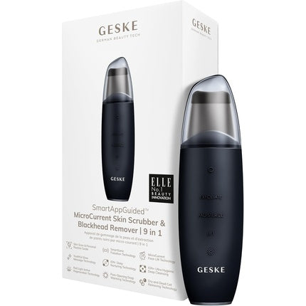 Geske Smartappguidedtm Microcurrent Skin Scrubber and Blackhead Remover 9 in 1