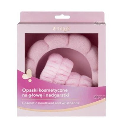 Killys Cosmetic Head And Wrist Bands Pink
