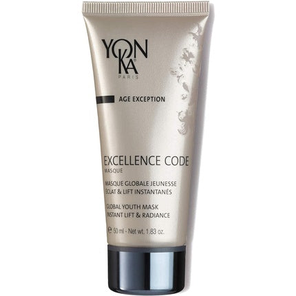 Yon-Ka Excellence Code Anti-Aging Youth Face Mask 50ml Immediate Lifting and Radiance 91% Natural Ingredients with Tiger Nut