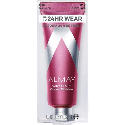 Almay Velvet Foil Cream Shadow Ruby Glam 0.36 Fl. Oz 10.65 Ml