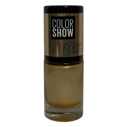Maybelline Color Show Nudes Nail Polish #474 Gilded Gold 7ml