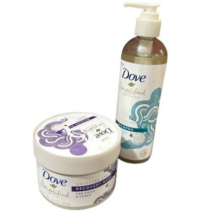 Dove Amplified Textures Moisture Spa Recovery Mask & Shampoo for Coils & Curls