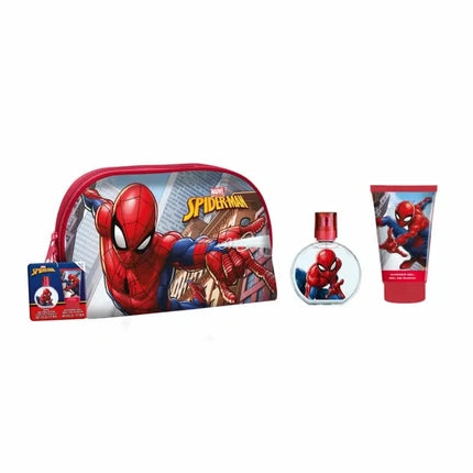 Ep Line Spiderman Edt Spray 50 Ml Shower Gel 100 Ml Cosmetic Bag Set