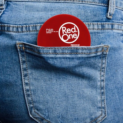 RedOne Hair Styling Aqua Wax Red 50ml Edge Control Travel Size Hair Gel Wax Ultra Hold Strawberry Scent Men & Women Hair Wax Maximum Control