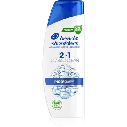 Classic Clean Anti-Dandruff Shampoo Conditioner - 2-in-1 Dandruff Shampoo and Conditioner