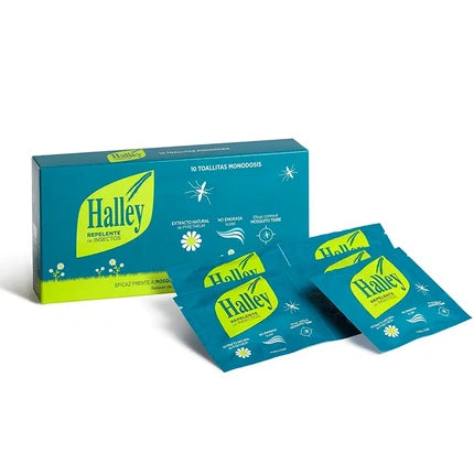 Halley Halley Repellent Lotion Wipes 10 Units