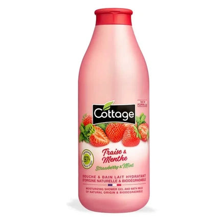 Cottage Cottage Moisturizing Shower Milk Strawberry & Mint 750ml