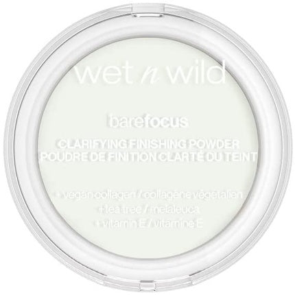Wet n Wild Bare Focus Clarifying and Finishing Powder with Hyaluronic Acid and Vitamin E for All Skin Tones