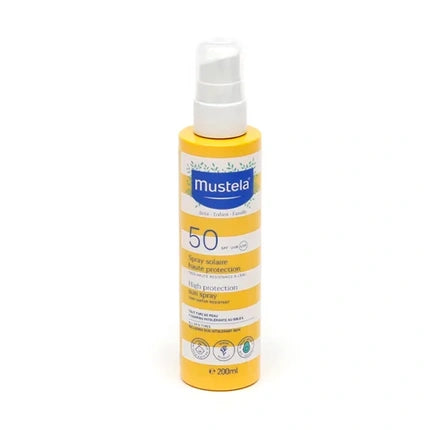 Mustela High Protection Sun Spray Spf50 For Babies 200ml