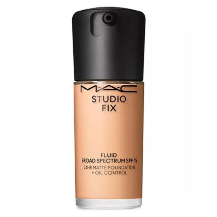 M.A.C Cosmetics Studio Fix Fluid Broad Spectrum SPF 15 Foundation N6.5 Peachy Beige 1 fl oz 30 mL