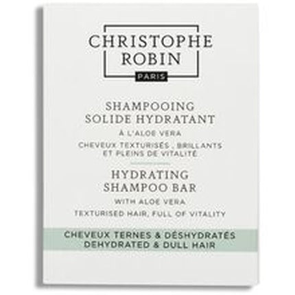 Christophe Robin Hydrating Shampoo Bar With Aloe Vera 100g