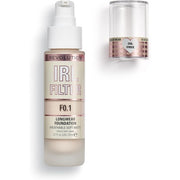 Makeup Revolution IRL Filter Longwear Foundation Medium to Full Coverage Matte Finish 16 Hour Wear F0.1 Fair To Light Skin Tones 23ml