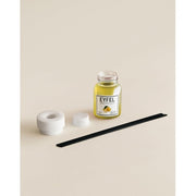 Eyfel Reed Diffuser for Home Lemon Scent Glass Core Yellow 4.05 Fl Oz