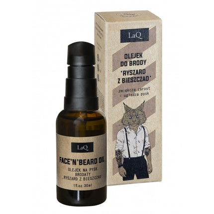 Laq Beard Oil Softens Facial Hair And Smooths The Face Ryszard From Bieszczady 30ml