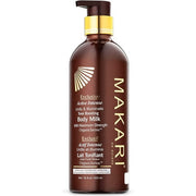 Makari Exclusive Skin Tone Boosting Body Milk 16.8oz with Organiclarine for Dark Spots and Hyperpigmentation