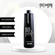 ECHOSLINE Karbon 9 Charcoal Shampoo for Stressed Hair 1000ml