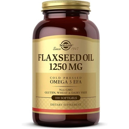Solgar Flaxseed Oil 1250mg Softgels