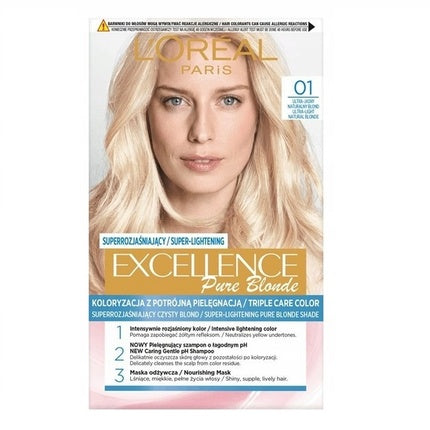 L'Oreal Excellence Creme Hair Color 0.1 Super Light Natural Blonde