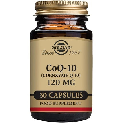 Solgar CoQ-10 120mg Vegetable Capsules Helps Reduce Effects of Aging Supports Energy Production Vegan Gluten Free and Kosher