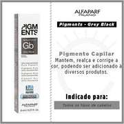 Alfaparf Milano Pigments Color Grey Black 48ml