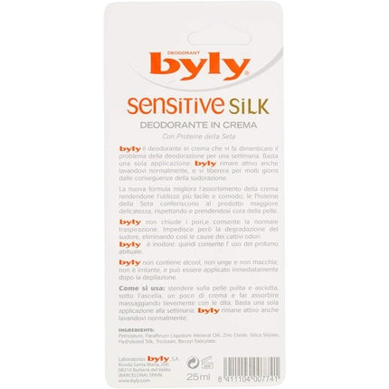 Byly Classico Deodorant Feminine and Unisex 25ml