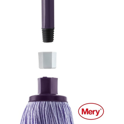 Mery Microfibre Purple Mop 36x9x9cm