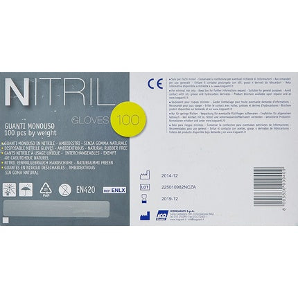 ICO Nitrile Gloves Medium 100