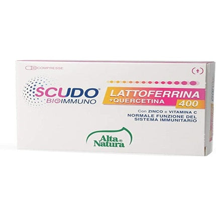 Alta Natura Scudo Lactoferrin 400 + Quercetin Supplement 30 Tablets