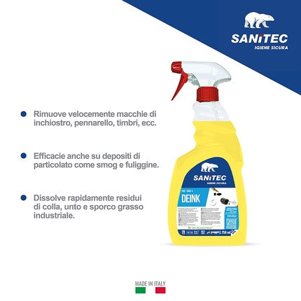 Deink Degreaser For Ink, Glue, Grease, Graffiti And Glass Fireplace