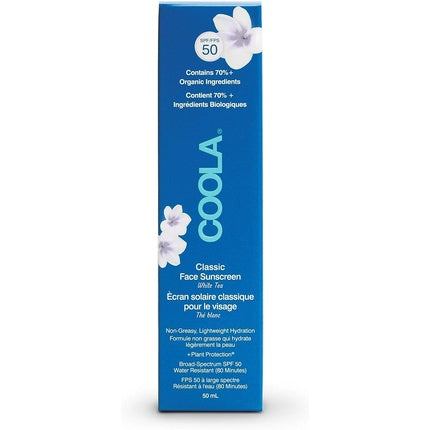 Coola Classic SPF 50 Face Sun Cream Lotion with Organic Daily SPF Face Moisturizer 50ml