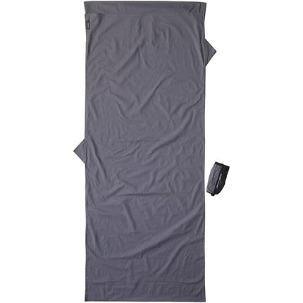 Cocoon Cotton Sleeping Bag Travel Sheet - Cotton - Print Elephant Dark Grey