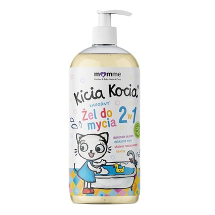 Momme Gentle 2-In-1 Washing Gel And Shampoo Kicia Kocia 500ml