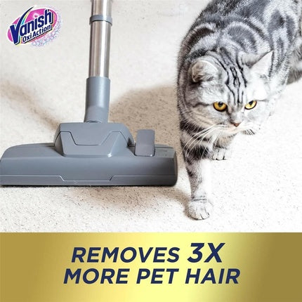 Vanish Carpet Cleaner + Upholstery Pet Expert Foam Shampoo 600ml