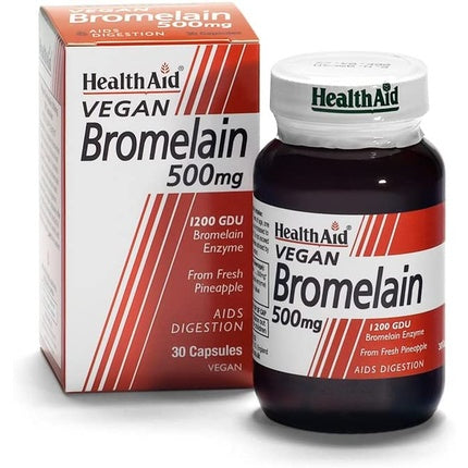 HealthAid Bromelain 500mg 30 Vegicaps