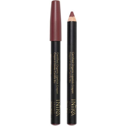 INIKA Certified Organic Lip Crayon Deep Plum