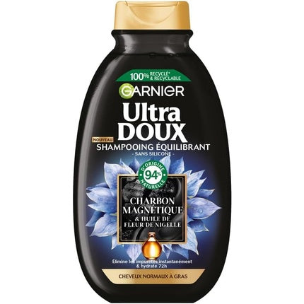 Garnier Ultra Doux Hydrating & Balancing Shampoo with Magnetic Charcoal