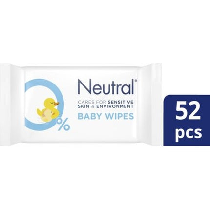 Neutral Baby Wipes 0 Perfume - Gentle And Fragrance-Free For Your Baby's Skin