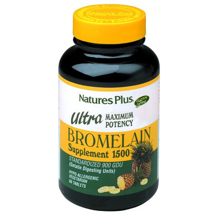 Natures Pl Ultra Bromelain 1500Mg 60 Comp