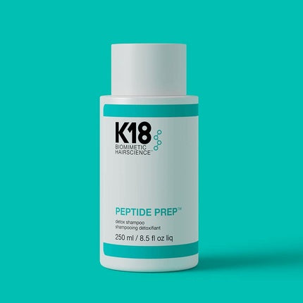 K18 Biomimetic Hairscience Peptide Prep Detox Hair Shampoo 250ml pH 3.8-4.2 Color Safe