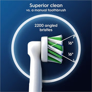 Oral-B Pro Cross Action Electric Toothbrush Head X-Shape and Angled Bristles