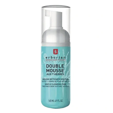 Erborian Double Mousse Gentle Cleansing Foam 145 Ml With 7 Korean Herbs