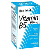 HealthAid Calcium Pantothenate (Vitamin B5) 750mg Extended Release Tablets