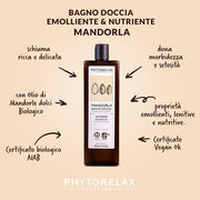 Phytorelax Laboratories Vegan Organic Almond Shower Bath Nourishing Soothing 500g