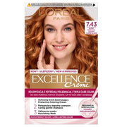 L'Oreal Excellence Creme Hair Color 7.43 Copper-Golden Blonde