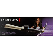 Remington Pro Spiral Curling Iron CI5319 19mm for Defined Ringlet Curls with Antistatic Ceramic Tourmaline Coating Black/Cream