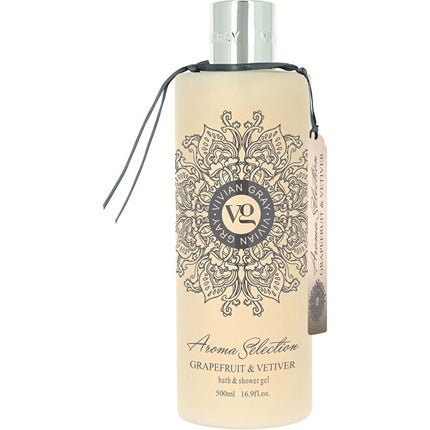 Vivian Gray Aroma Selection Grapefruit & Vetiver Bath & Shower Gel 500 Ml