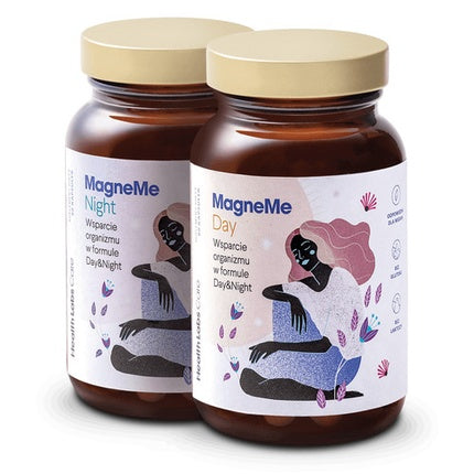 Health Labs Magneme Magnesium with Vitamin B6 60 Capsules - Pack of 2