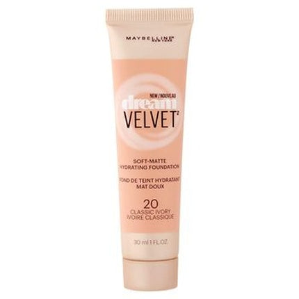 Maybelline Dream Velvet Soft Matte Foundation 20 Classic Ivory 30ml